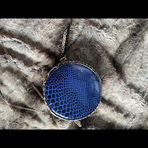 Urban outfitters dark blue mini shoulder bag